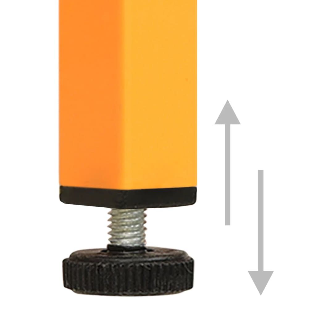 Nachtkastje 35X35X5 Cm Staal 1 Mosterdgeel