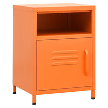 Nachtkastje 35X35X5 Cm Staal Oranje 1 orange