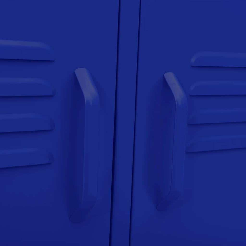 Tv-meubel 105x35x50 cm staal marineblauw Marineblauw