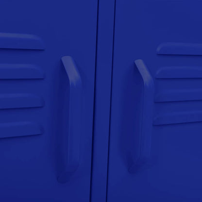 Tv-meubel 105x35x50 cm staal marineblauw Marineblauw