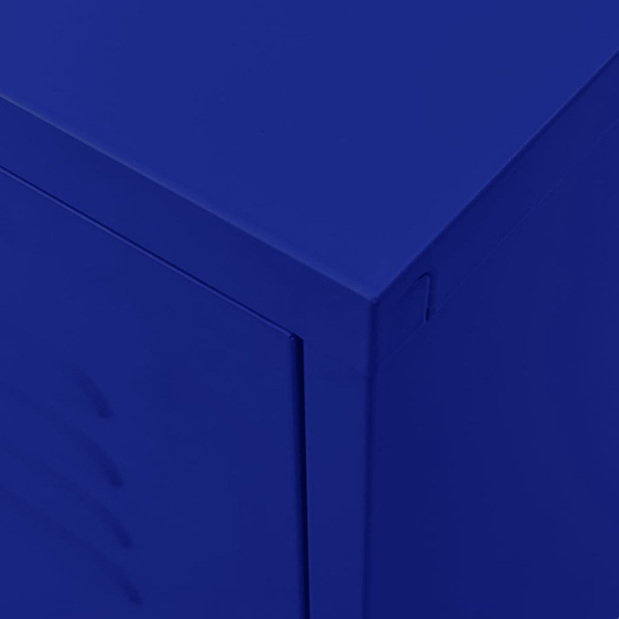 Tv-meubel 105x35x50 cm staal marineblauw Marineblauw