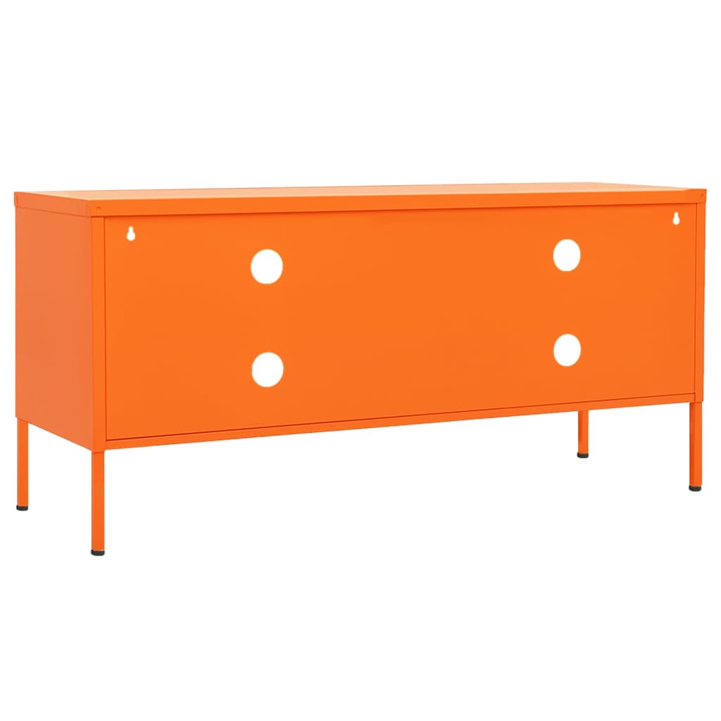 Tv-meubel 105x35x50 cm staal oranje orange