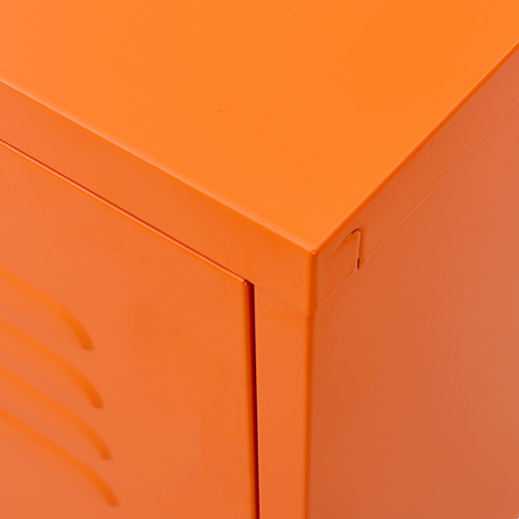 Tv-meubel 105x35x50 cm staal oranje orange