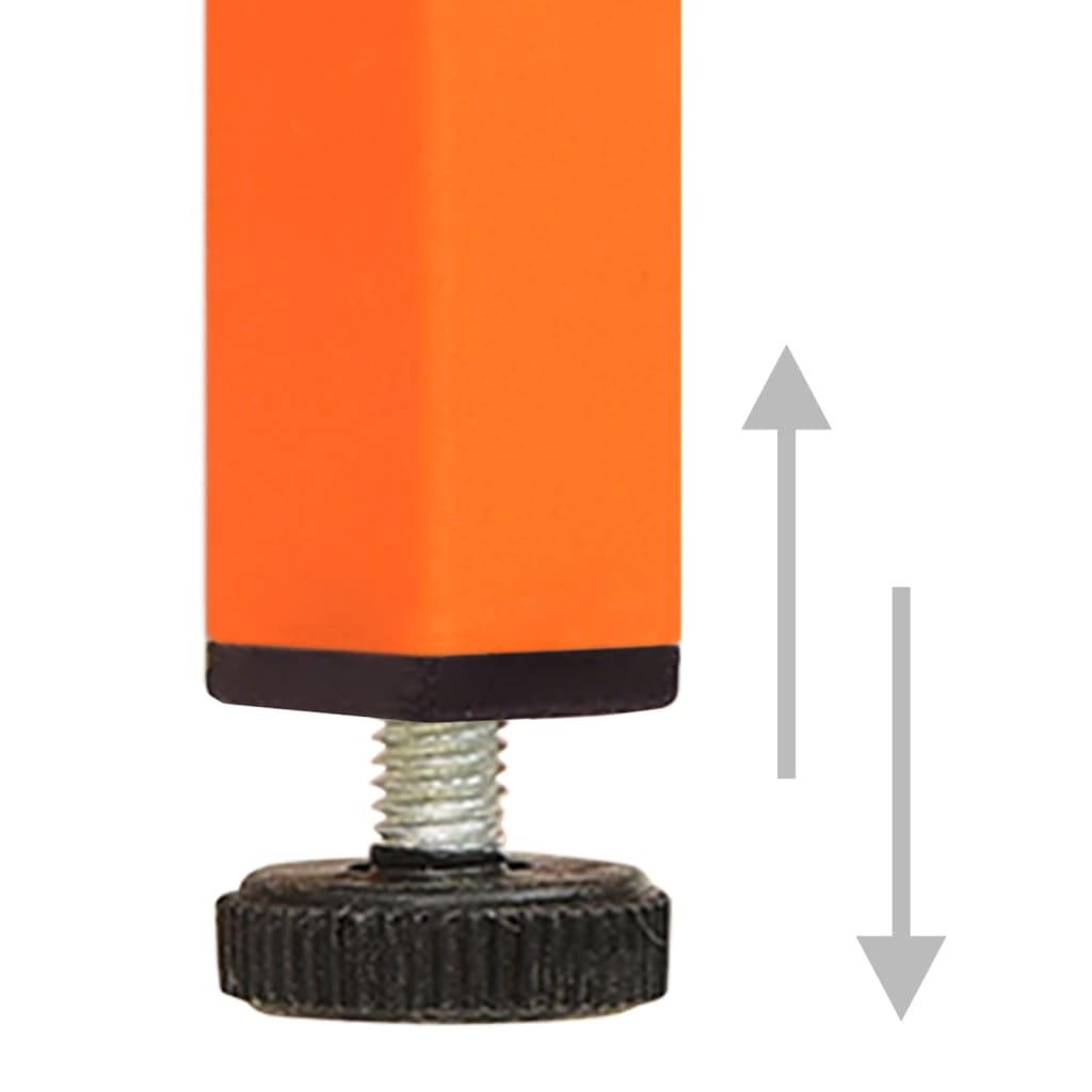 Tv-meubel 105x35x50 cm staal oranje orange