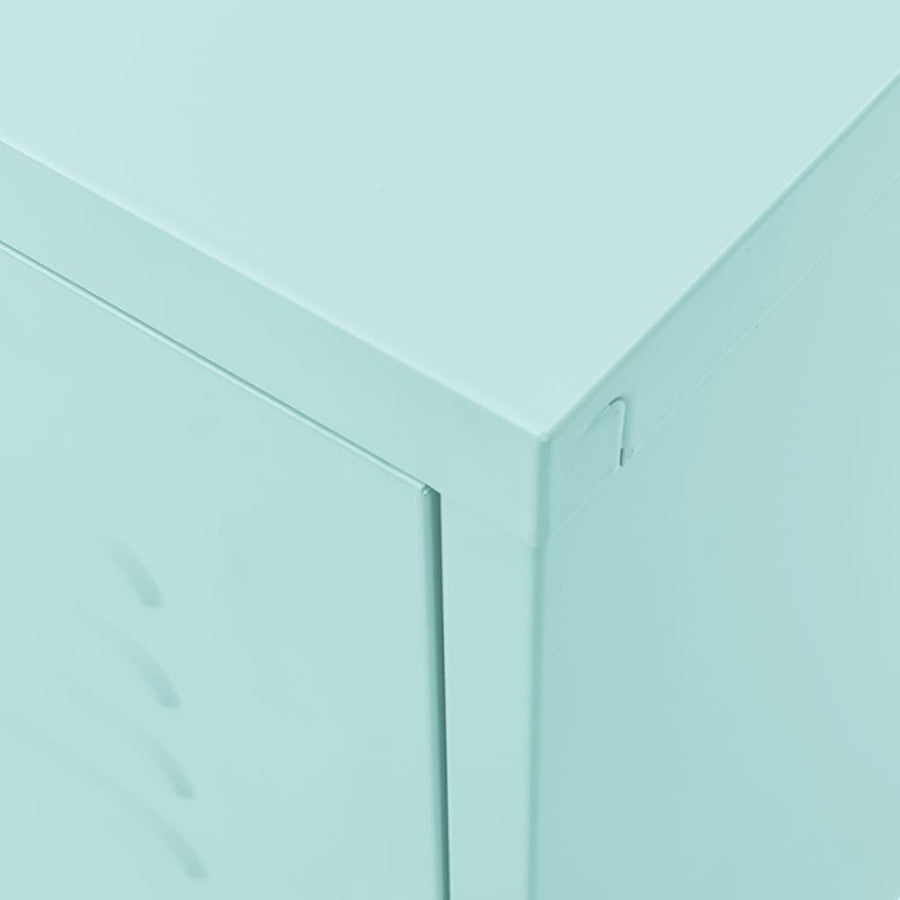 Tv-meubel 105x35x50 cm staal mintkleurig Mintgroen