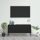 TV cabinet 105x35x50 cm steel black