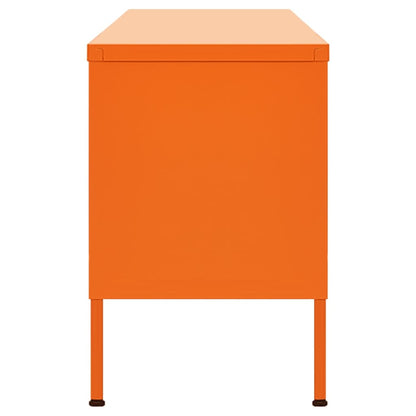 Tv-Meubel 05X35X50 Cm Staal Oranje orange