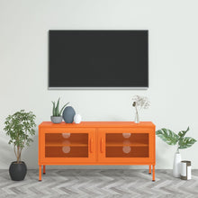 Tv-Meubel 05X35X50 Cm Staal Oranje orange