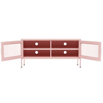 Tv-Meubel 05X35X50 Cm Staal Roze