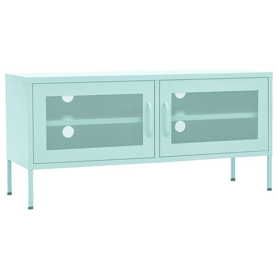Tv-Meubel 05X35X50 Cm Staal Mintkleurig Mintgroen