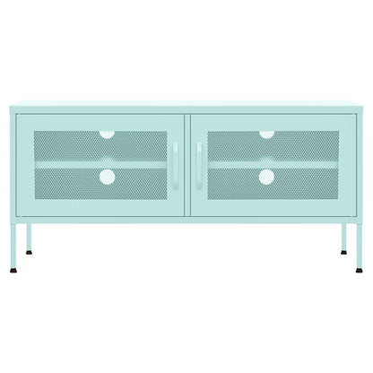 Tv-Meubel 05X35X50 Cm Staal Mintkleurig Mintgroen