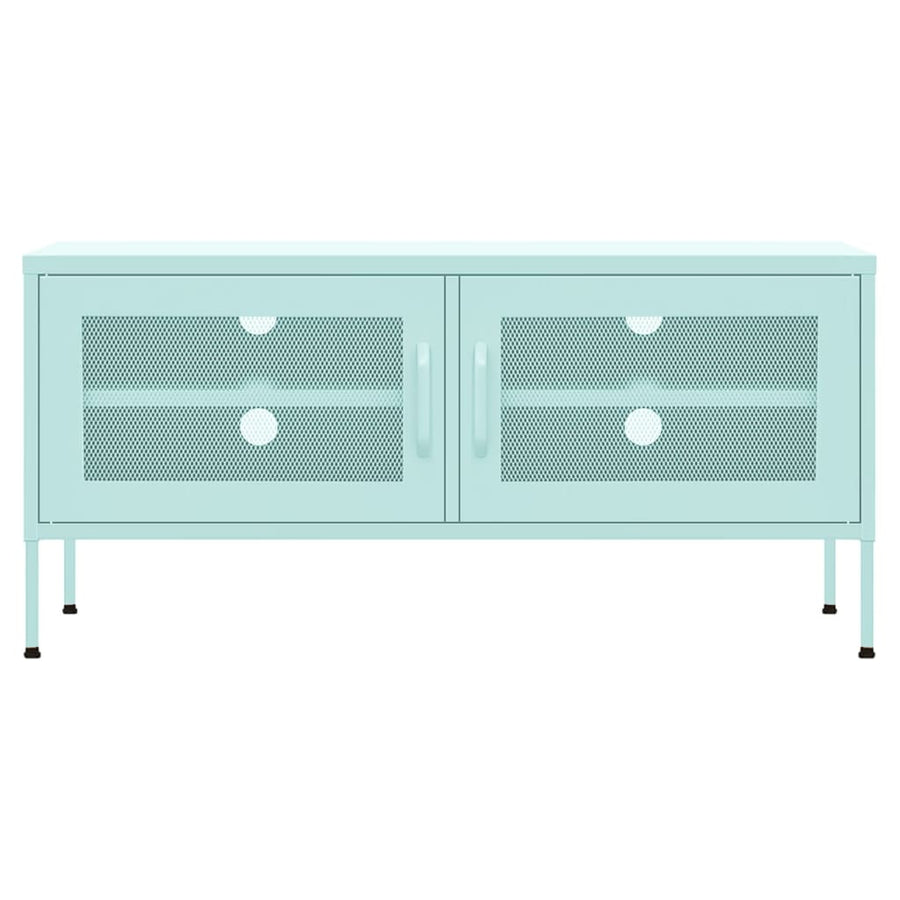 Tv-Meubel 05X35X50 Cm Staal Mintkleurig Mintgroen