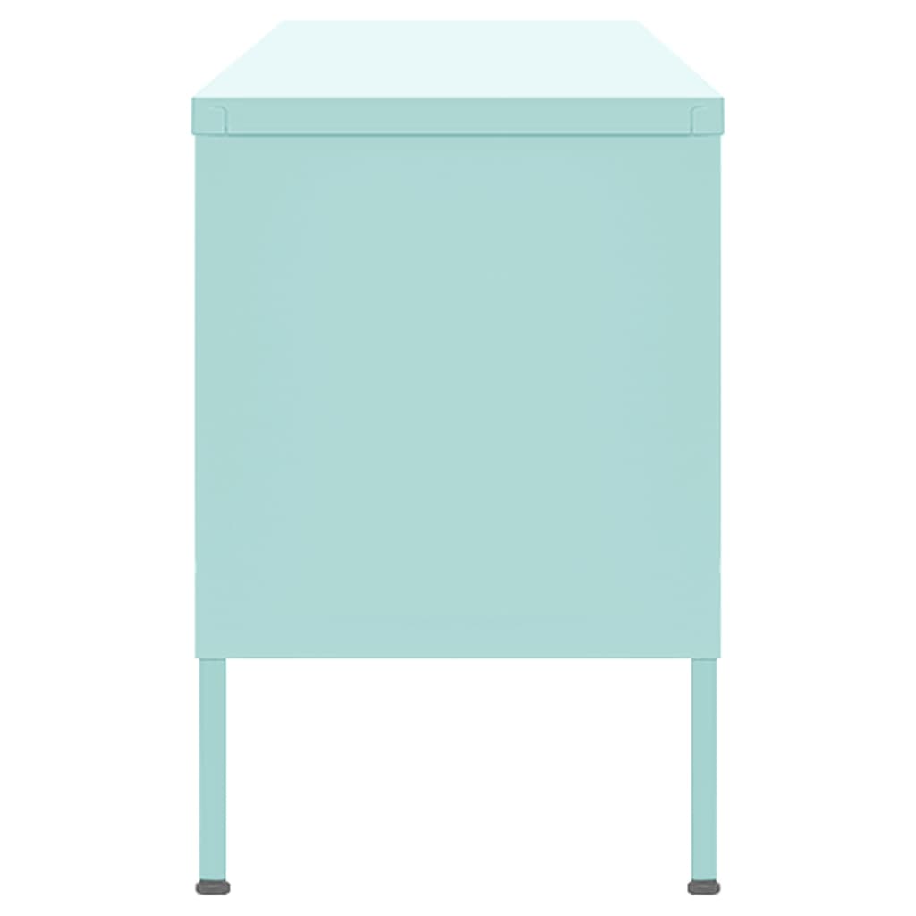 Tv-Meubel 05X35X50 Cm Staal Mintkleurig Mintgroen
