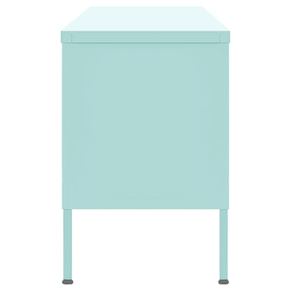 Tv-Meubel 05X35X50 Cm Staal Mintkleurig Mintgroen