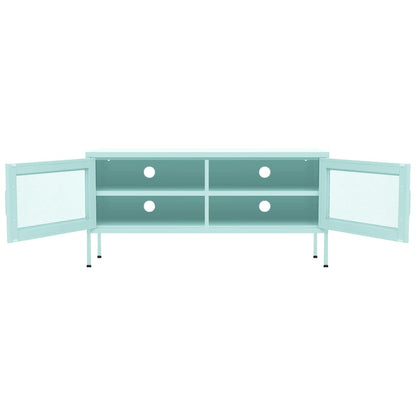 Tv-Meubel 05X35X50 Cm Staal Mintkleurig Mintgroen