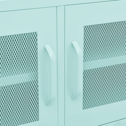 Tv-Meubel 05X35X50 Cm Staal Mintkleurig Mintgroen