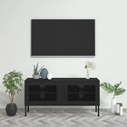 TV cabinet 105x35x50 cm steel black