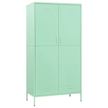 Kledingkast 90X50X80 Cm Staal Mintkleurig Mintgroen