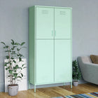 Wardrobe 90x50x180 cm steel mint colored