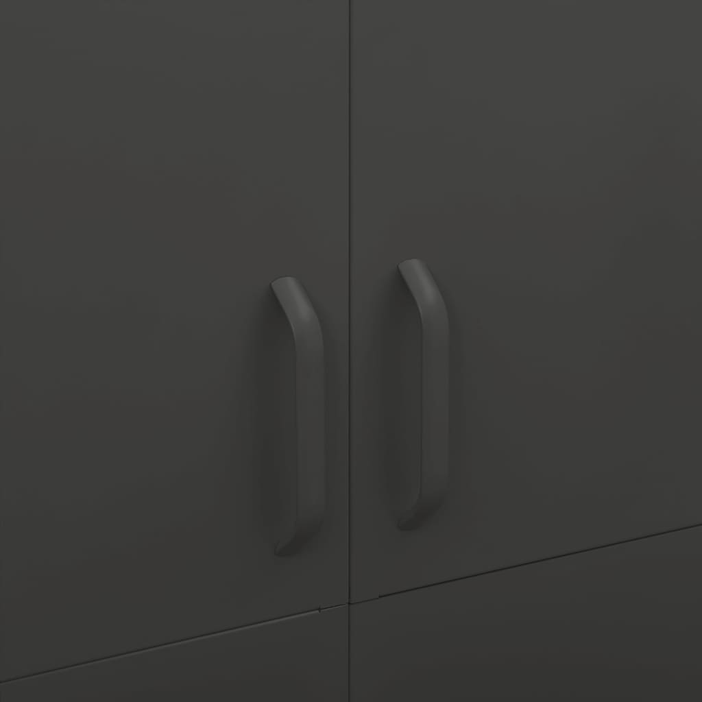 Kledingkast 90X50X80 Cm Staal Kleurig Antraciet