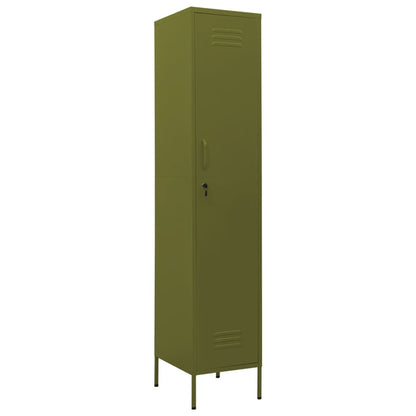 Lockerkast 35X46X80 Cm Staal Olijfgroen