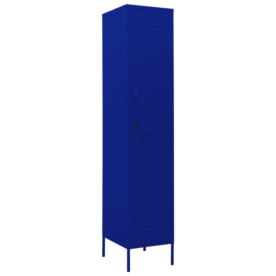 Lockerkast 35X46X80 Cm Staal Marineblauw