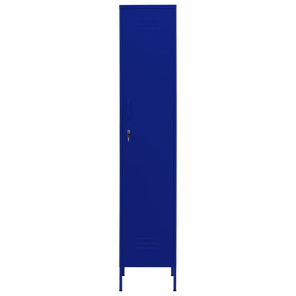 Lockerkast 35X46X80 Cm Staal Marineblauw