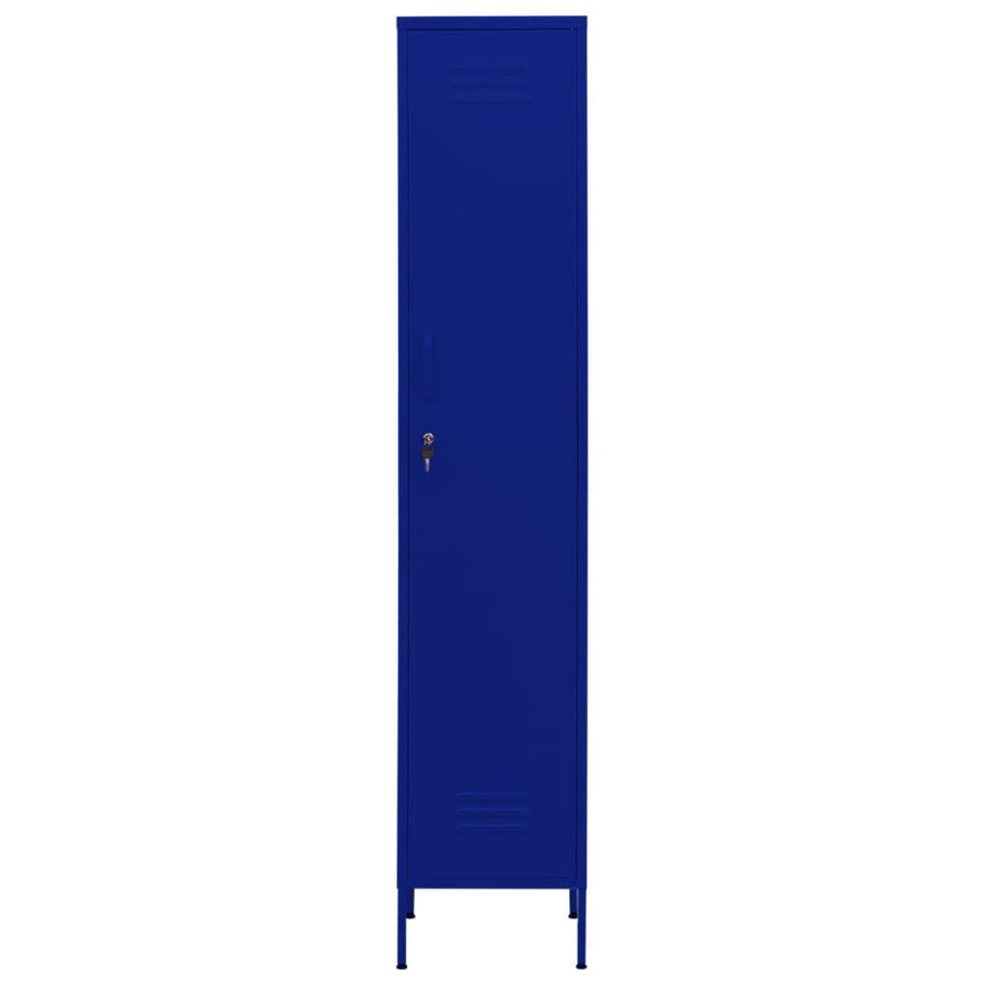 Lockerkast 35X46X80 Cm Staal Marineblauw