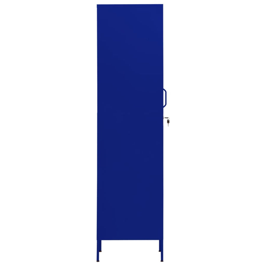 Lockerkast 35X46X80 Cm Staal Marineblauw