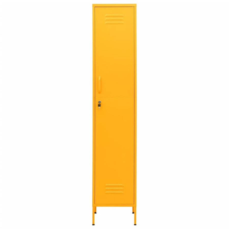 Lockerkast 35x46x180 cm staal mosterdgeel Mosterdgeel