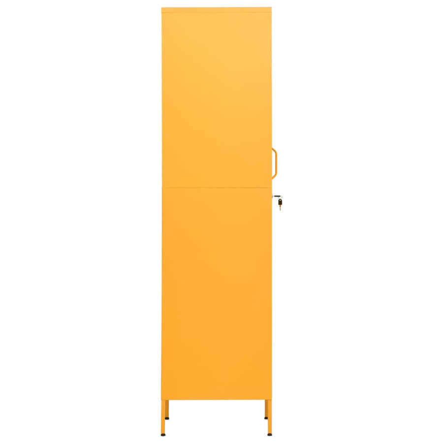 Lockerkast 35x46x180 cm staal mosterdgeel Mosterdgeel