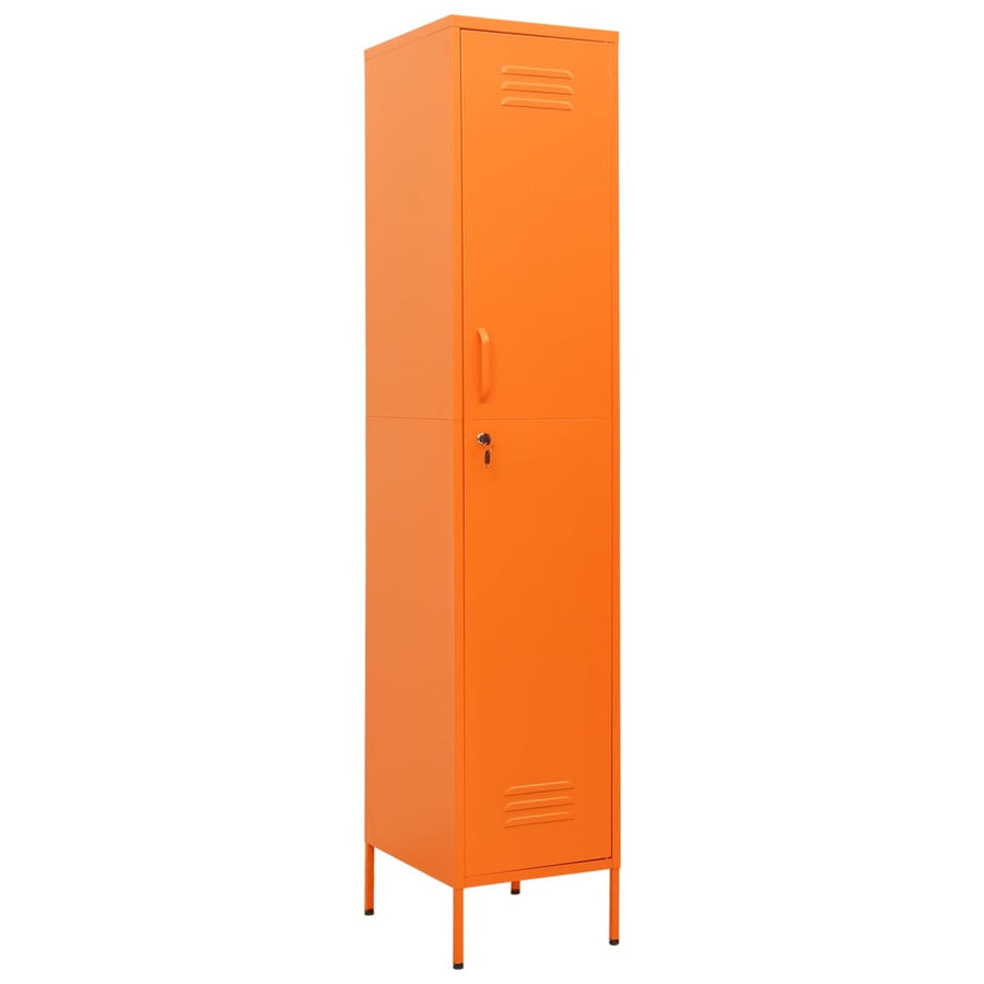 Lockerkast 35X46X80 Cm Staal Oranje orange