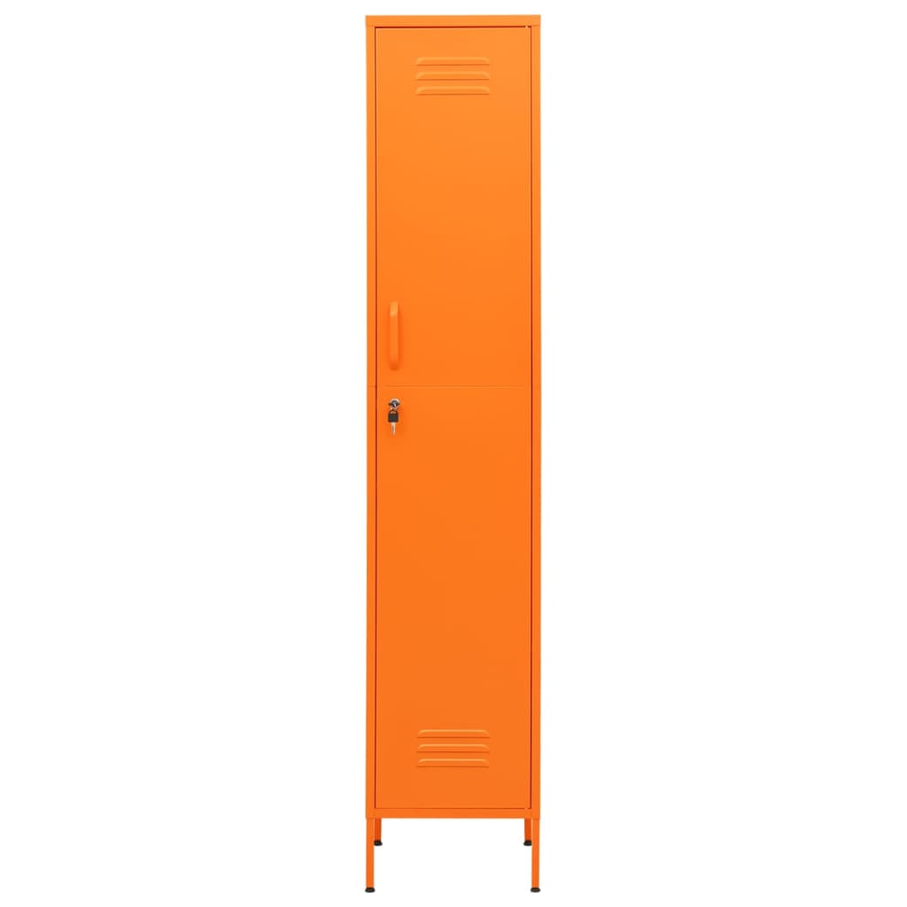 Lockerkast 35X46X80 Cm Staal Oranje orange