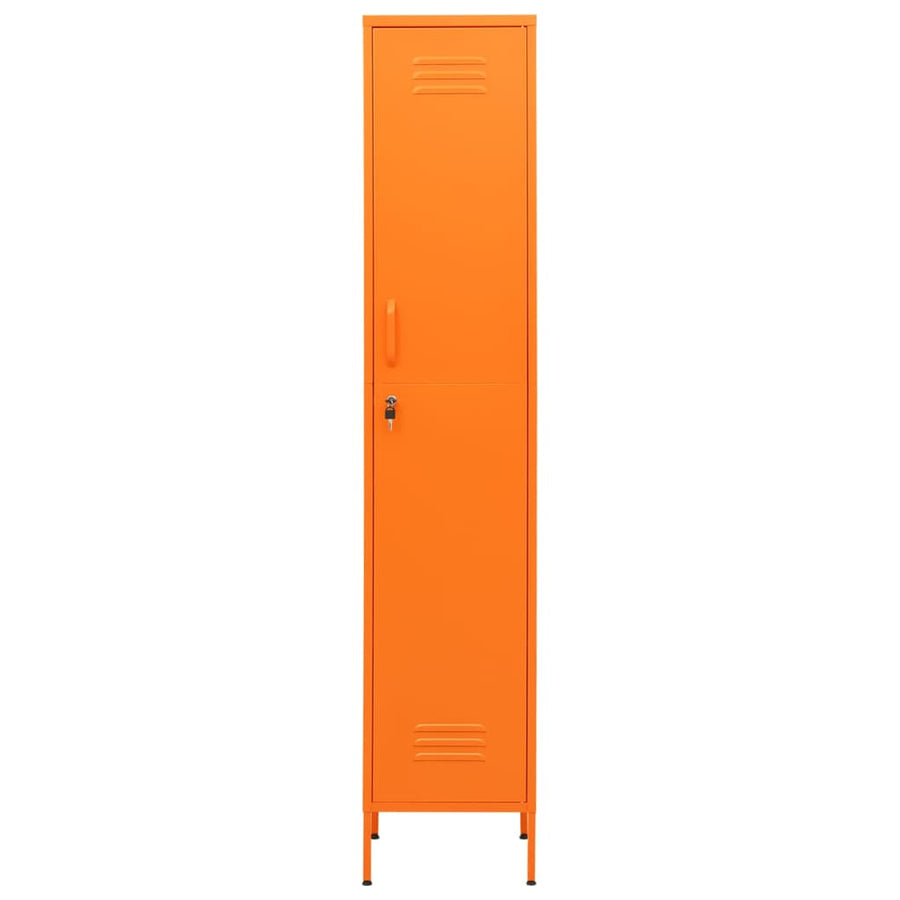 Lockerkast 35X46X80 Cm Staal Oranje orange