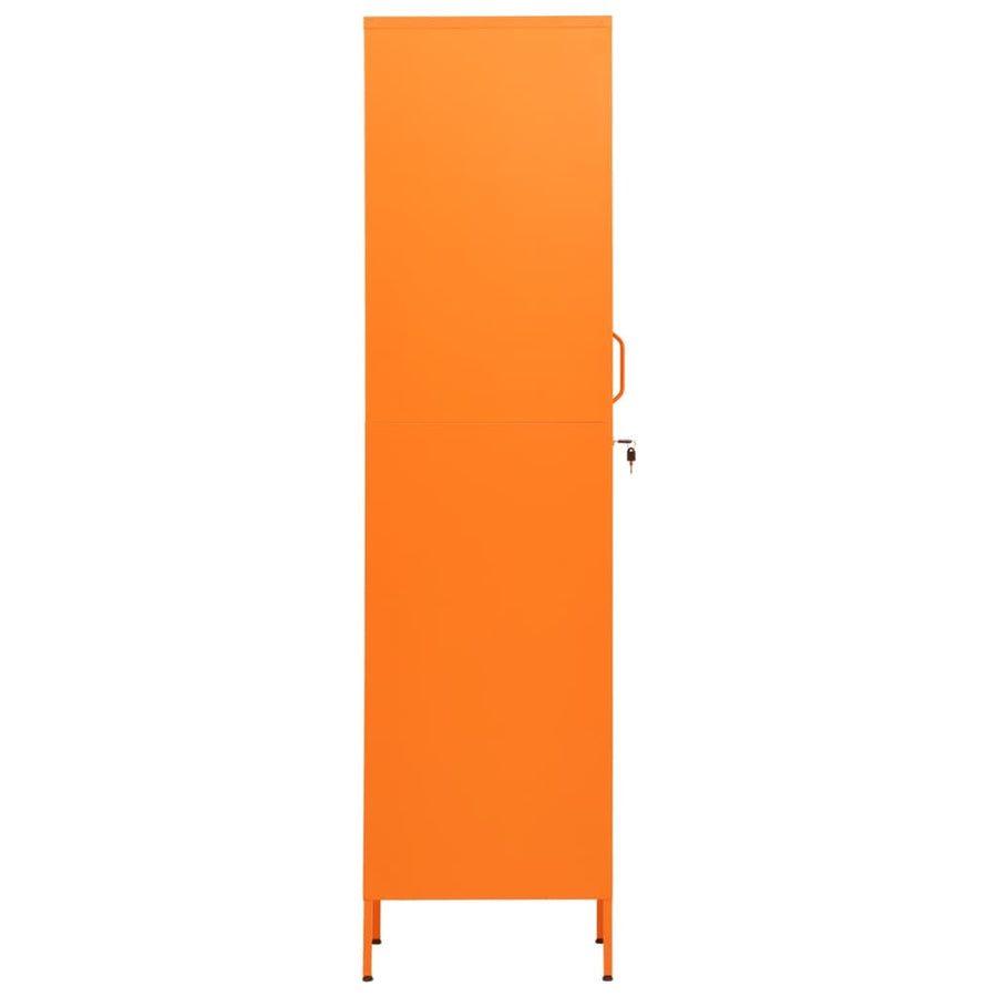 Lockerkast 35X46X80 Cm Staal Oranje orange