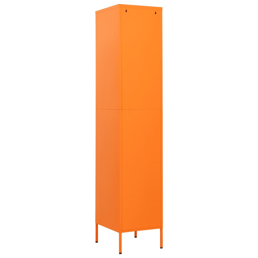 Lockerkast 35X46X80 Cm Staal Oranje orange