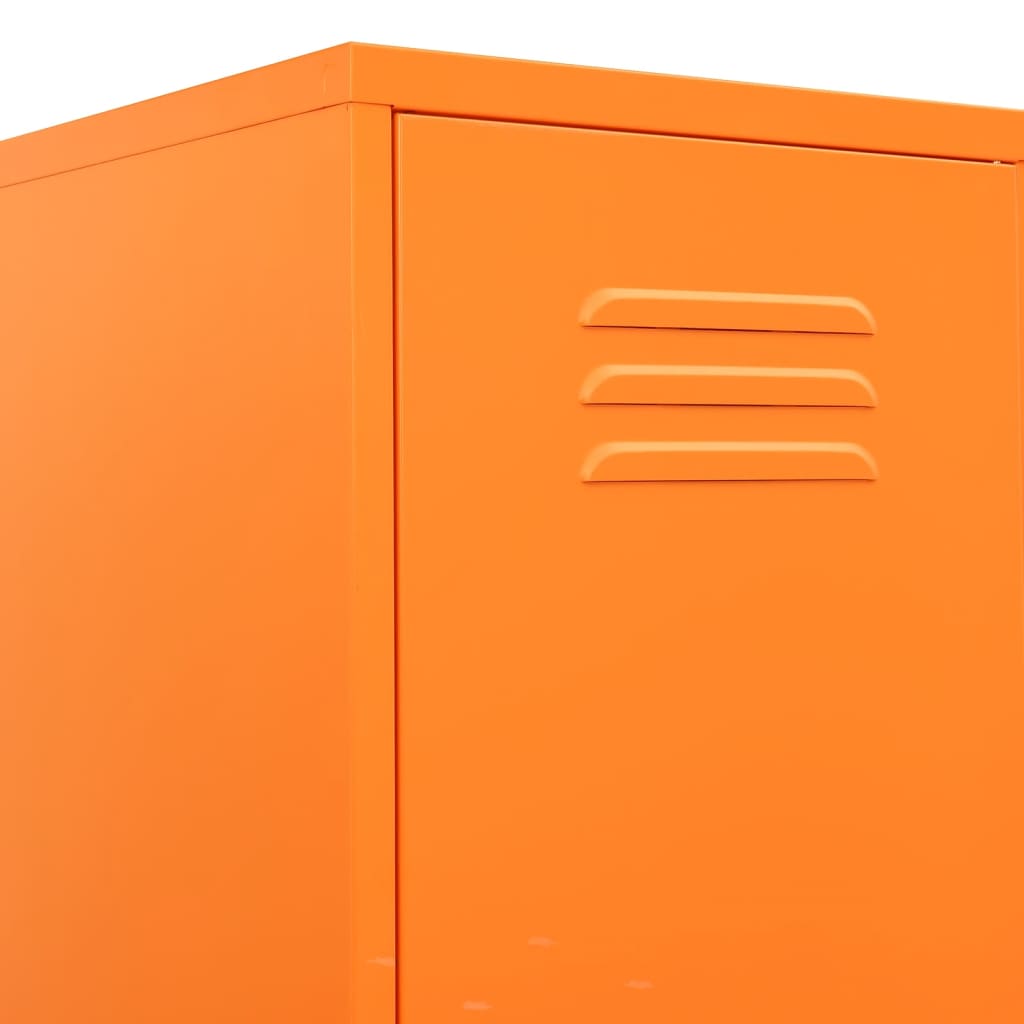 Lockerkast 35X46X80 Cm Staal Oranje orange