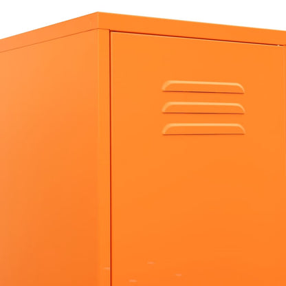 Lockerkast 35X46X80 Cm Staal Oranje orange