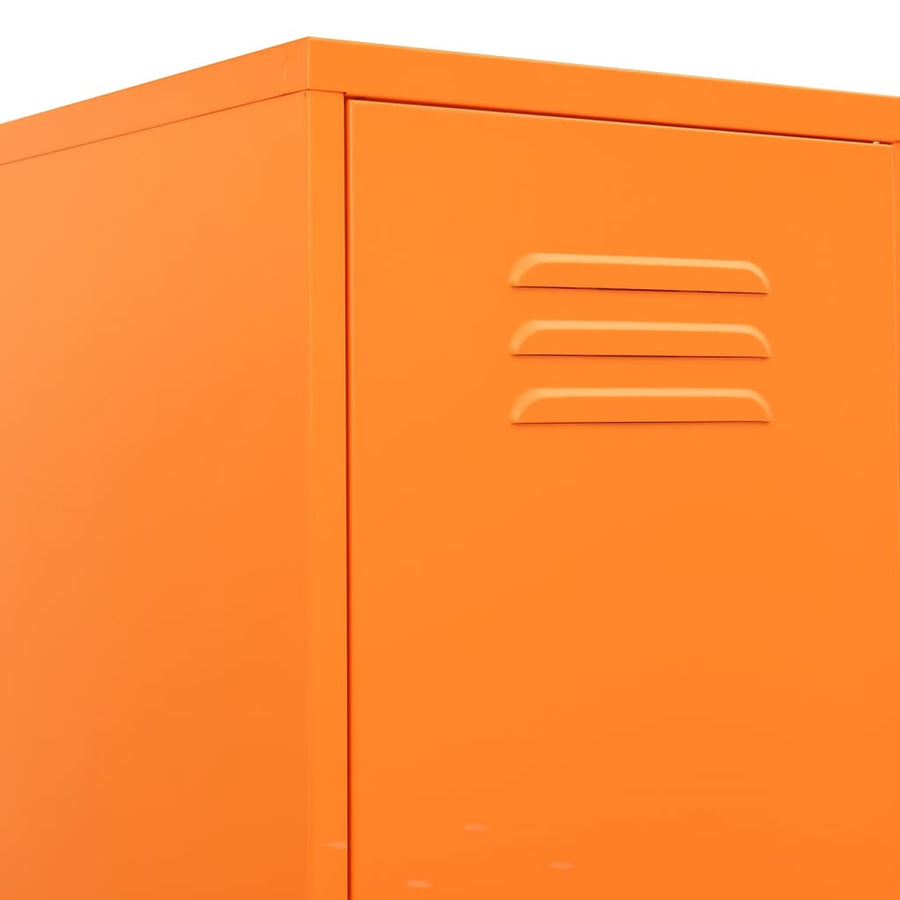 Lockerkast 35X46X80 Cm Staal Oranje orange
