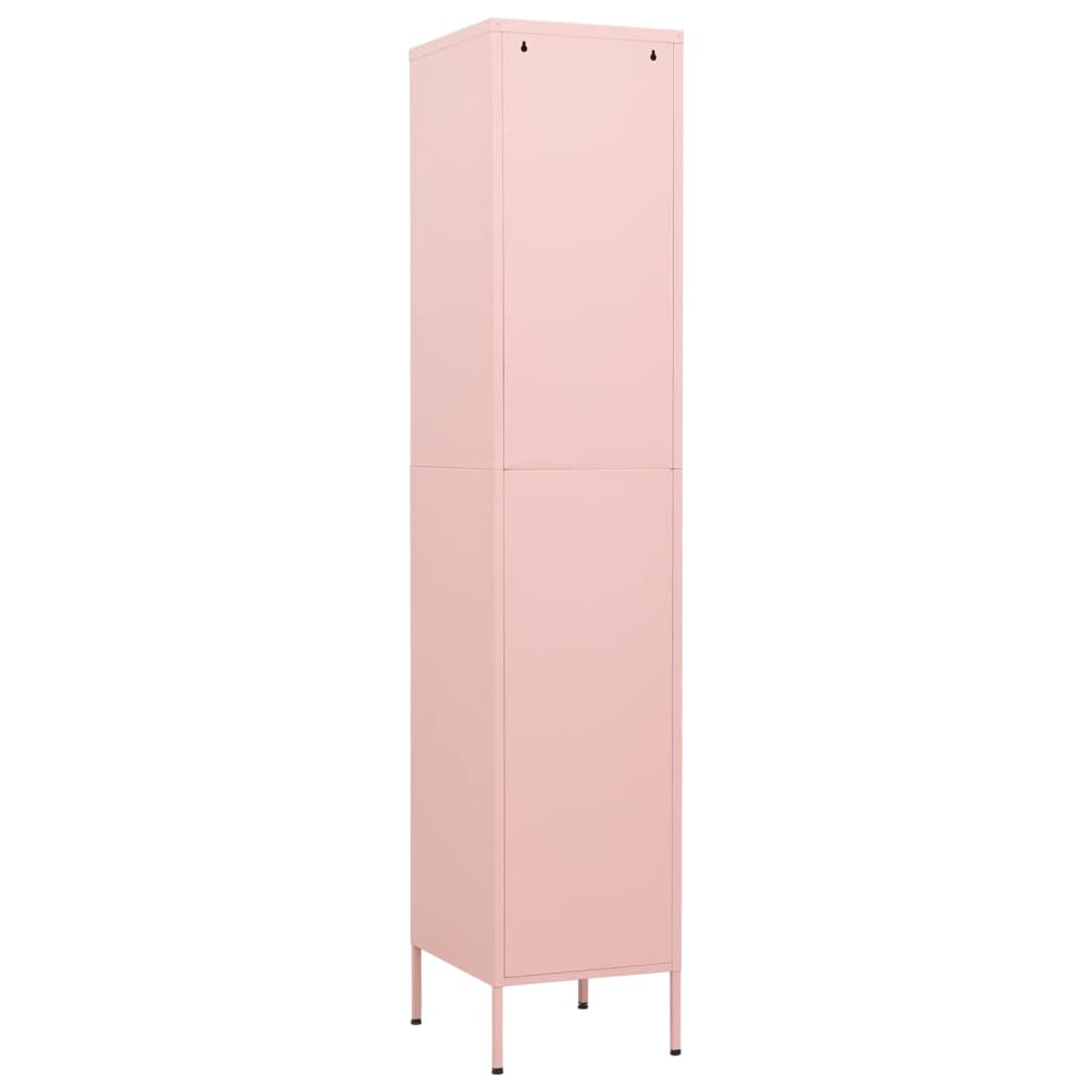 Lockerkast 35X46X80 Cm Staal Roze
