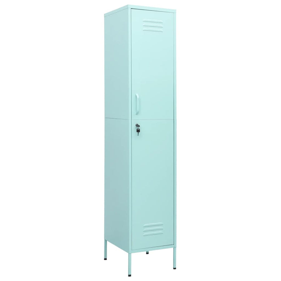 Lockerkast 35X46X80 Cm Staal Mint Mintgroen