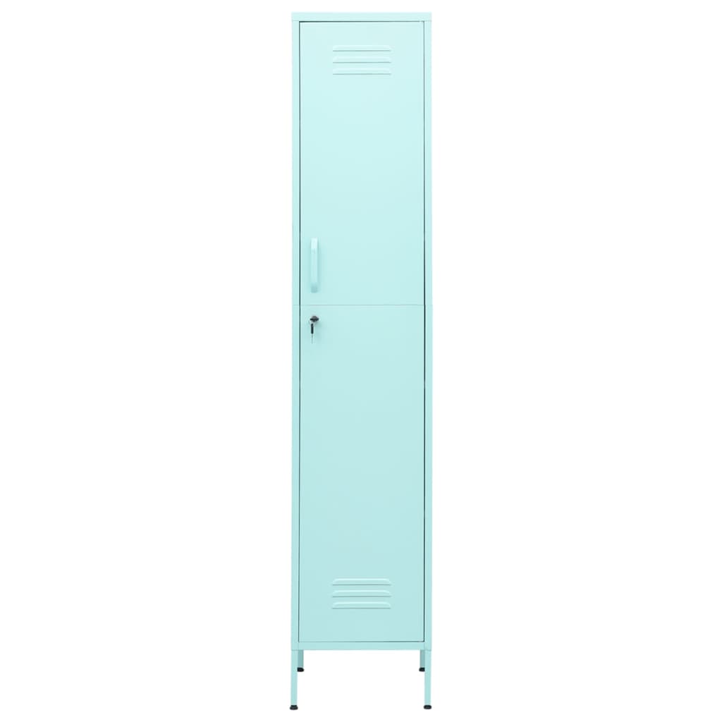 Lockerkast 35X46X80 Cm Staal Mint Mintgroen