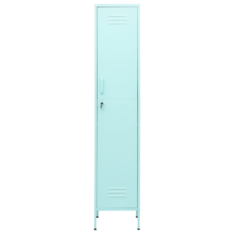 Lockerkast 35X46X80 Cm Staal Mint Mintgroen