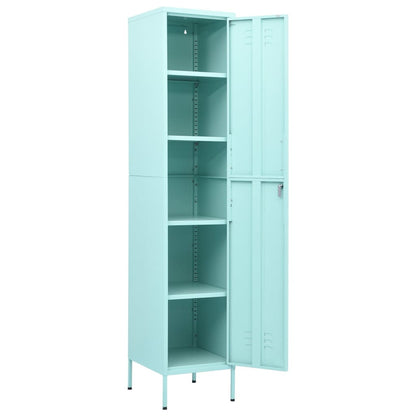 Lockerkast 35X46X80 Cm Staal Mint Mintgroen