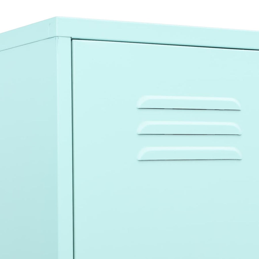 Lockerkast 35X46X80 Cm Staal Mint Mintgroen