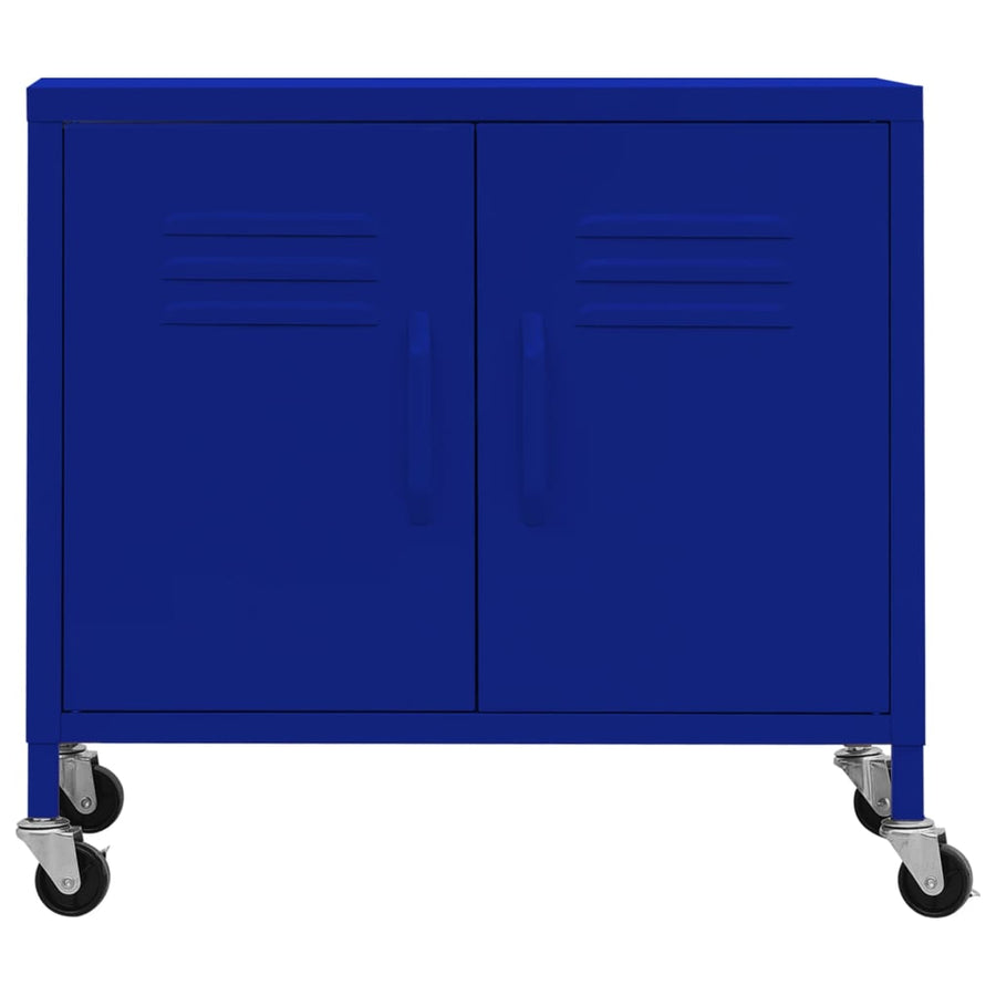 Opbergkast 60X35X56 Cm Staal Marineblauw