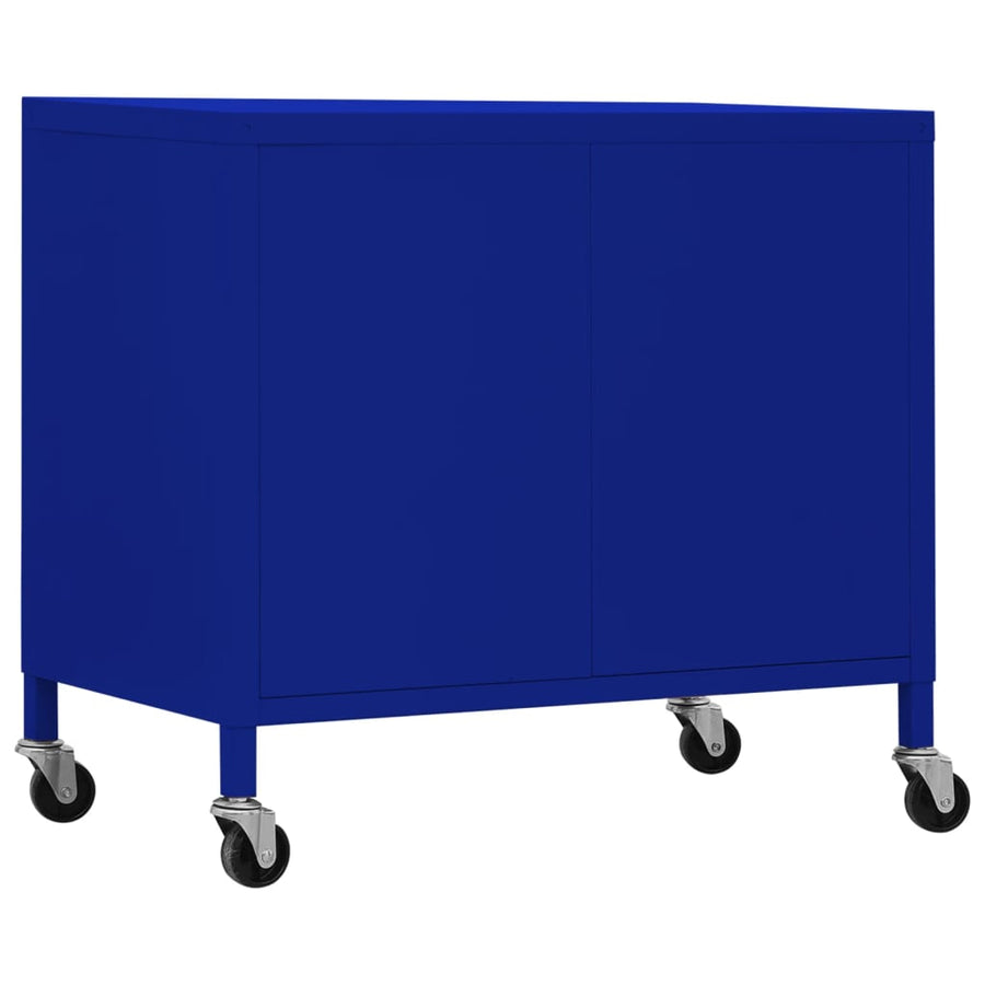Opbergkast 60X35X56 Cm Staal Marineblauw