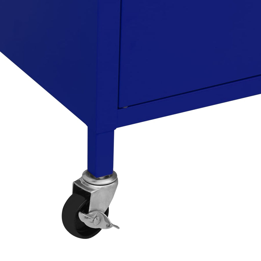 Opbergkast 60X35X56 Cm Staal Marineblauw