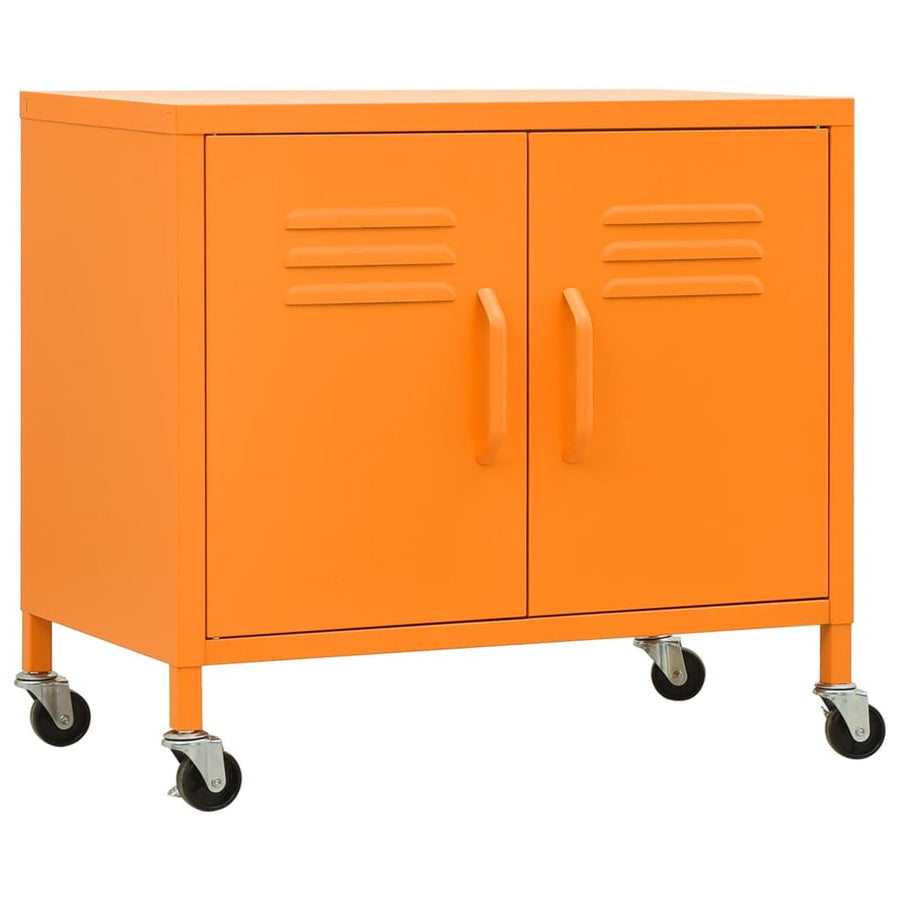 Opbergkast 60X35X56 Cm Staal Oranje orange