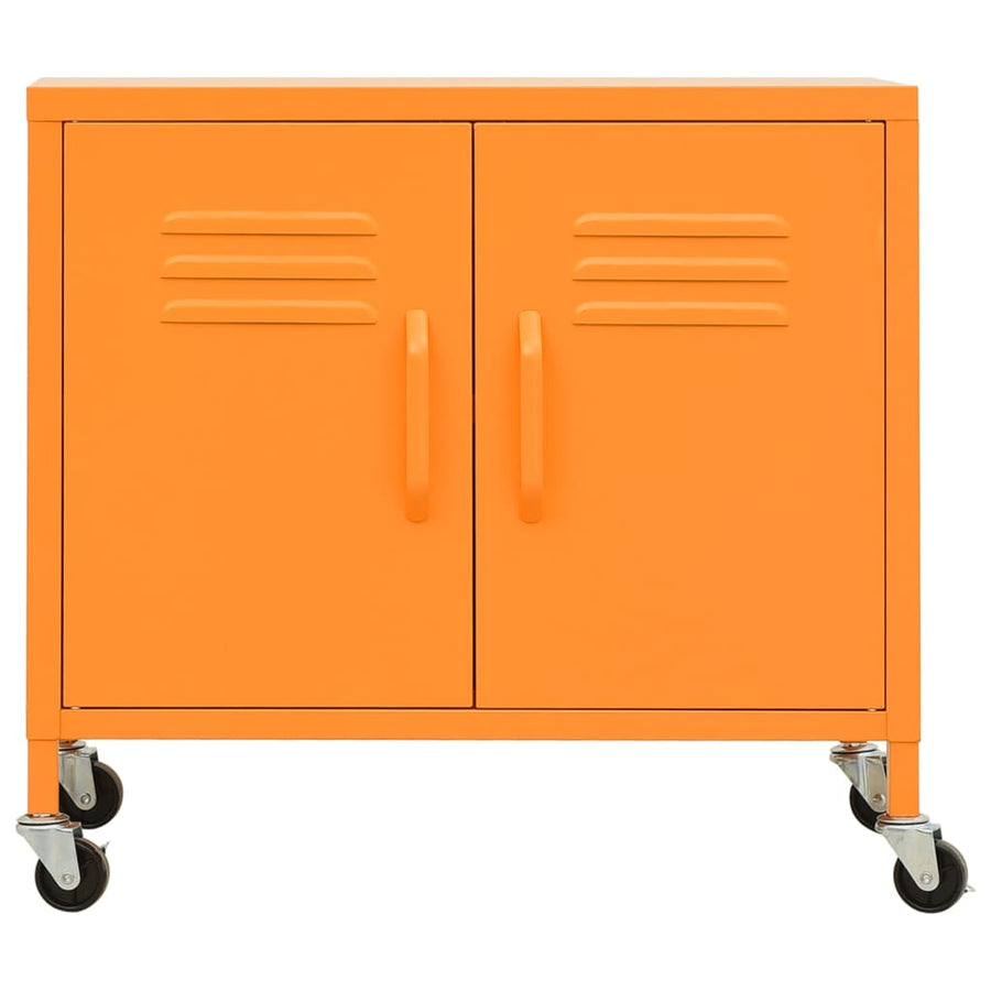 Opbergkast 60X35X56 Cm Staal Oranje orange